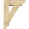 Ekena Millwork Traditional Slat Rough Sawn Bracket w/ Offset Brace, Douglas Fir, 8"W x 24"D x 32"H BKT0806X24X32TRA06RDF - alternate 4